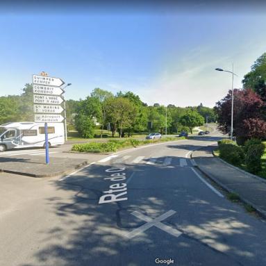 Depuis le pays Fouesnantais prendre en direction du Pont de Cornouaille