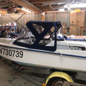 Réalisation d'un taud de cockpit