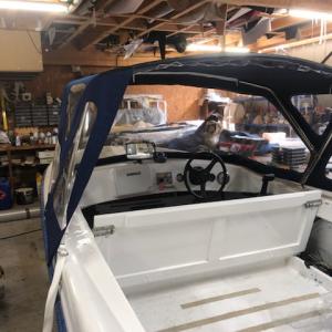 Réalisation d'un taud de cockpit